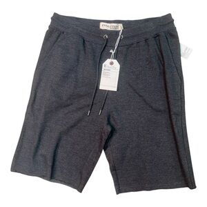 Sz Various gray evolution relaxed cotton shorts
